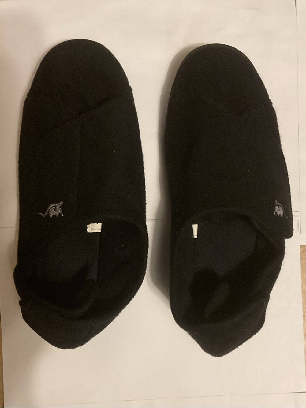 Happy Touch Adjustable Diabetic Slippers/Orthopedic HouseShoes, Black. Size 10.